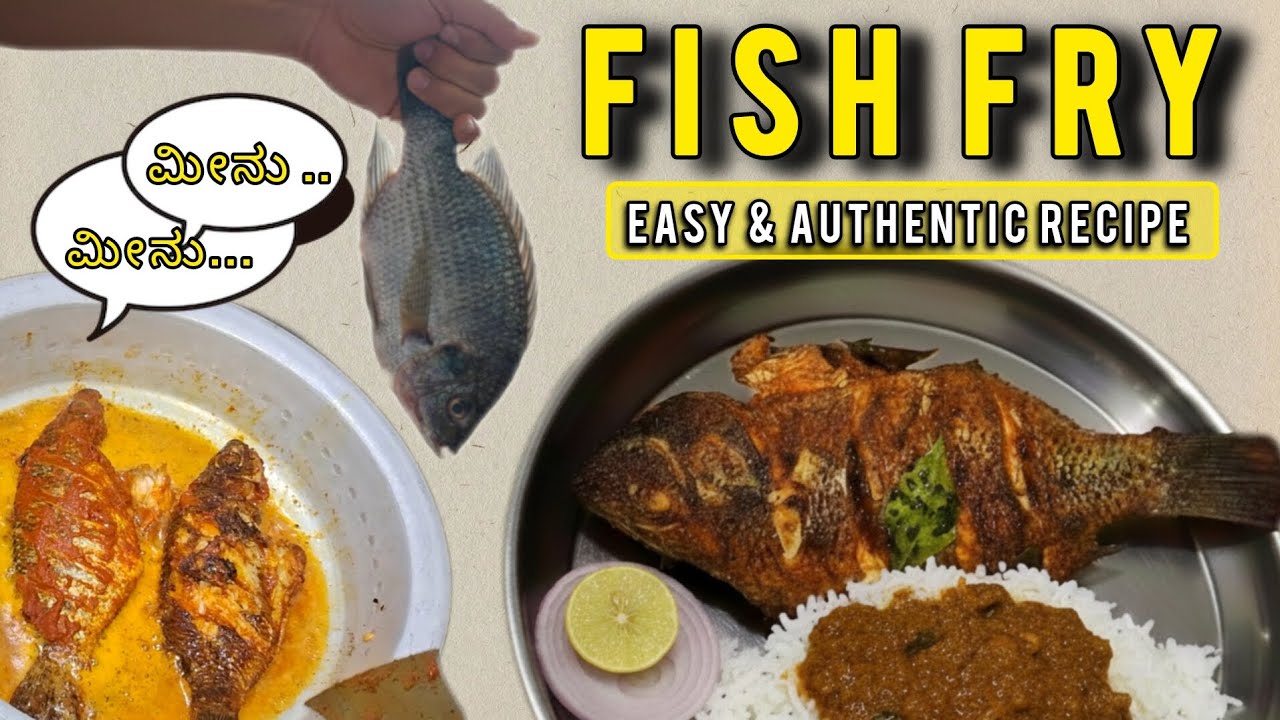 Authentic Village Style Fish fry | fish Curry | Simple & Easy Recipe | BB kitchen