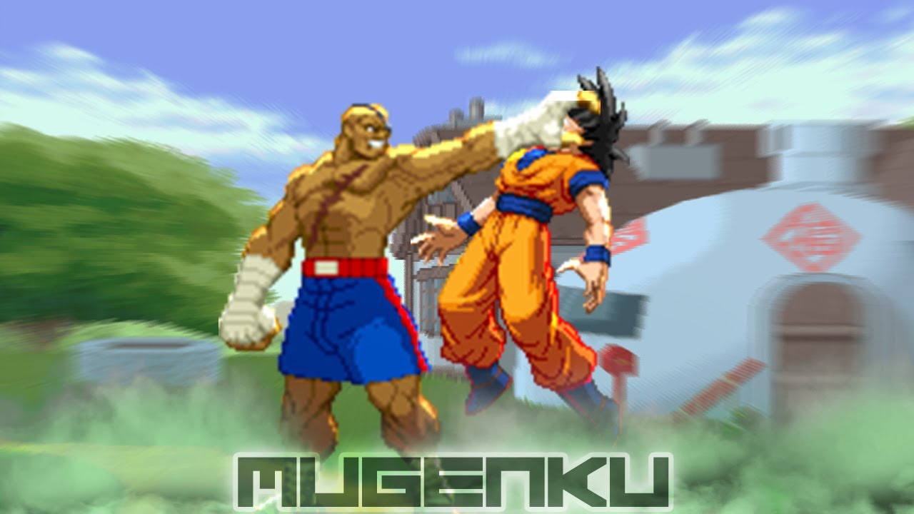 Sagat vs Son Goku. Part 1. Dragon Ball Super vs Street Fighter MUGEN Multiverse