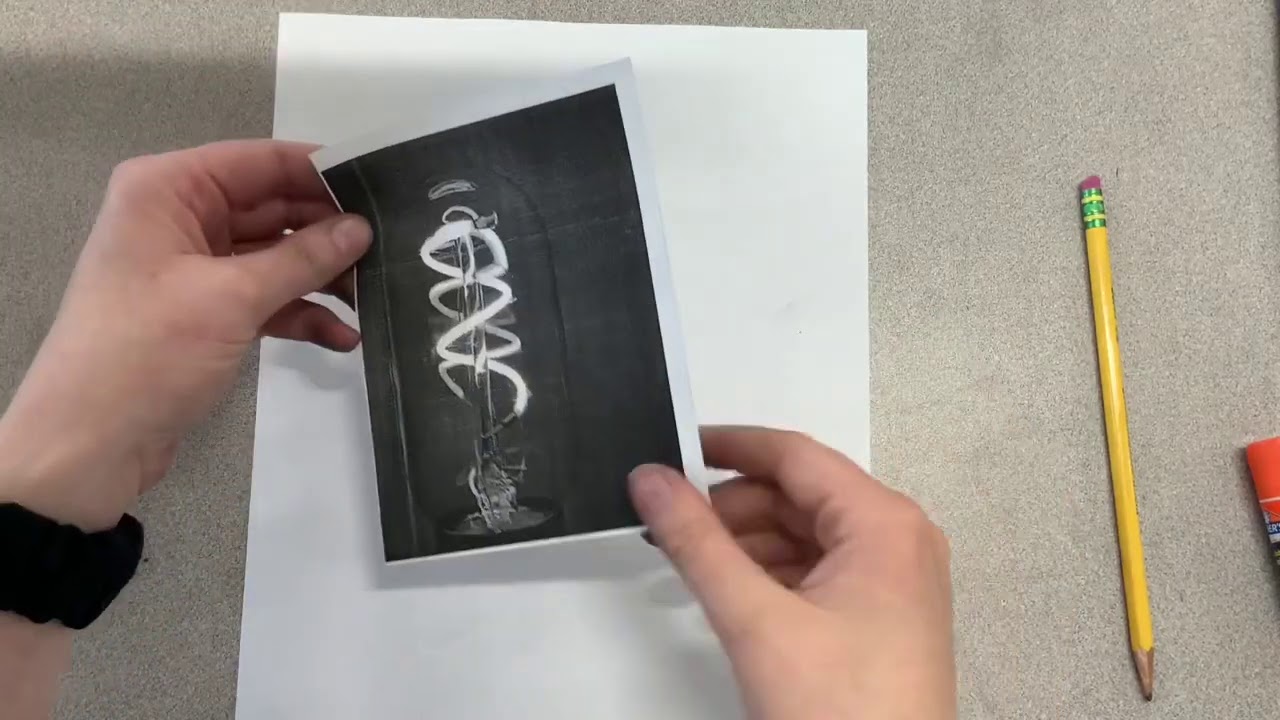 Subtractive Drawing STEP 1 (gridding the reference)