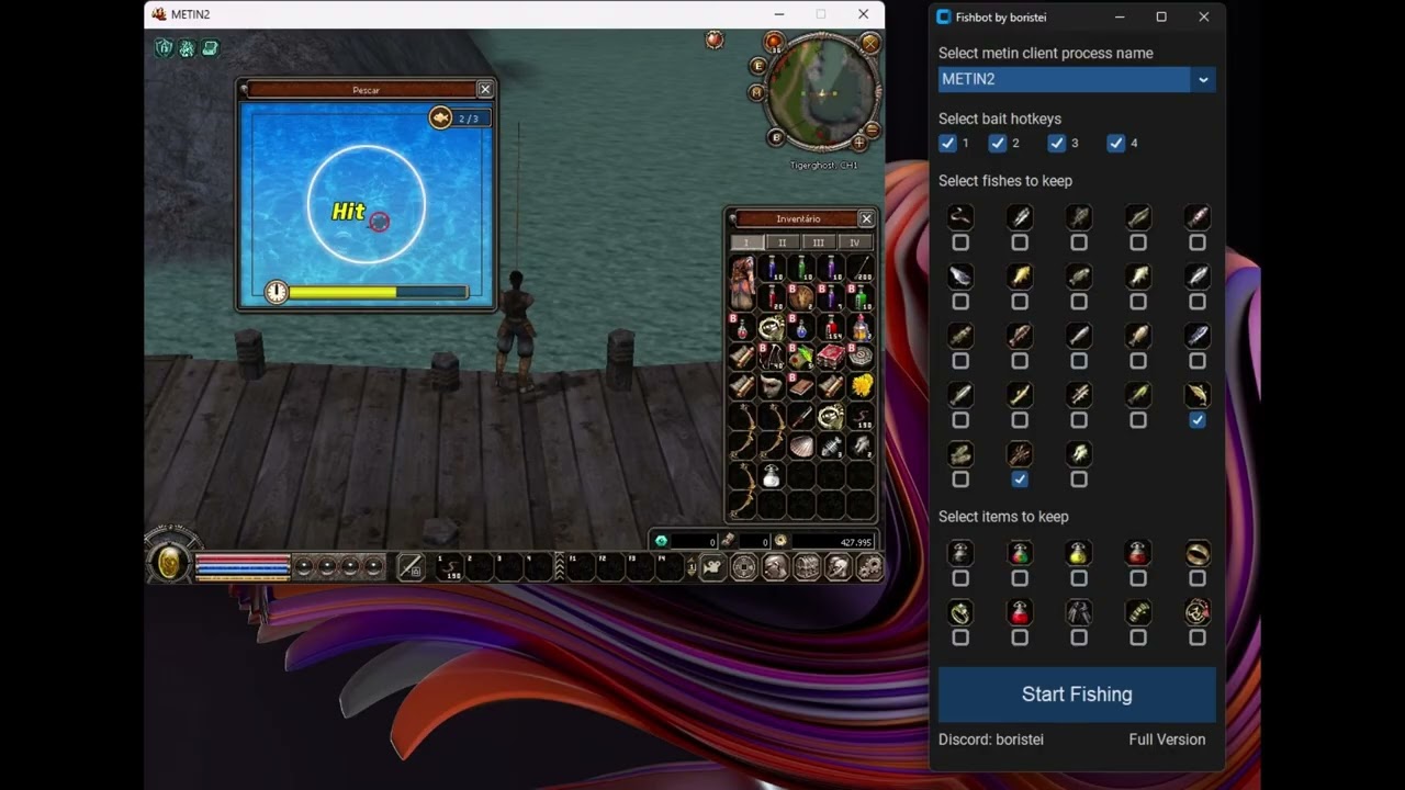 METIN 2 FISHBOT ALL OFFICIAL/PRIVATE SERVERS | NEW FISHING SYSTEM