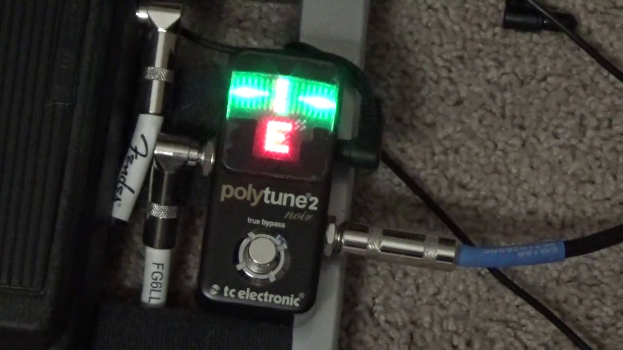 TC ELECTRONIC POLYTUNE 2 Tuner - In Line Tuner For Your Pedal Board