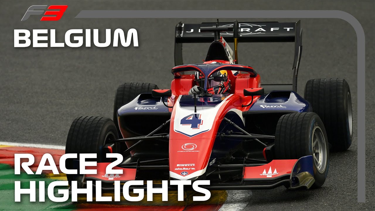 F3 Race 2 Highlights | 2021 Belgian Grand Prix
