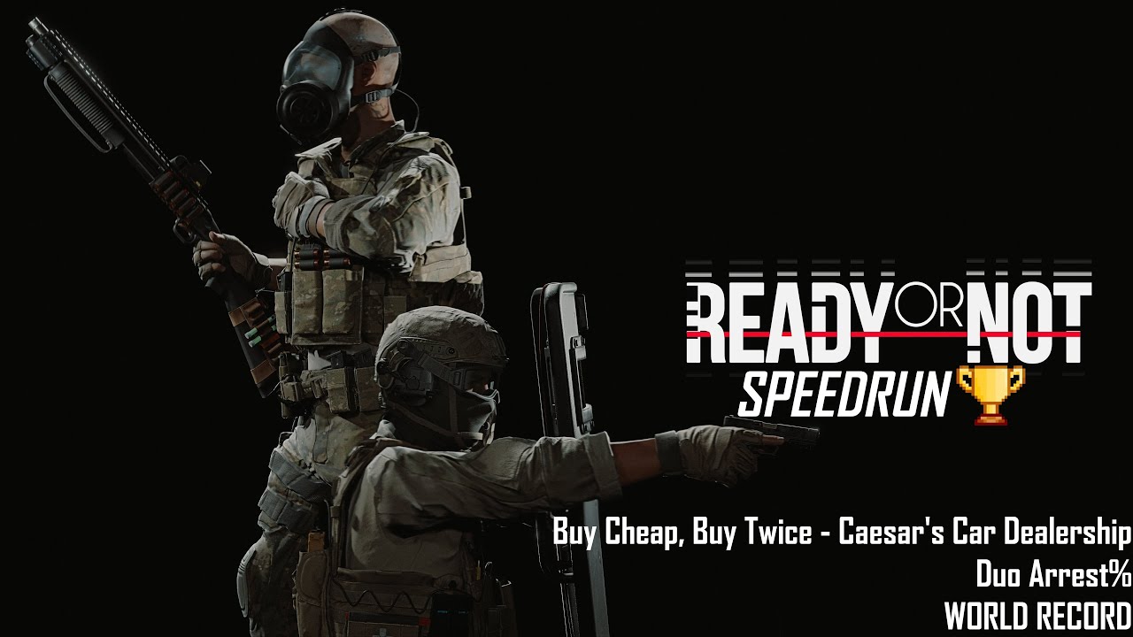 [Ready or Not] Buy Cheap, Buy Twice Duo Arrest% Speedrun (World Record)