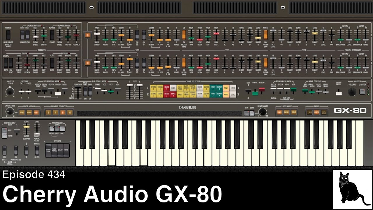 Cherry Audio GX-80: A detailed demo and tutorial