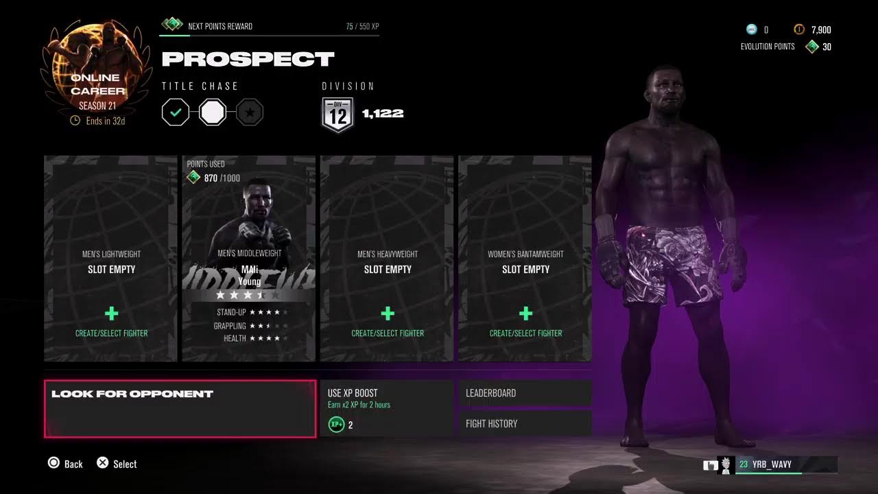 UFC5 stream Character development