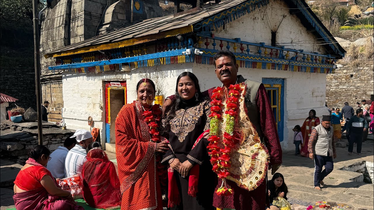 Papa and mummy Silver Jubilee Celebration at Dhari Devi & Triyuginarayan temple 💎✨