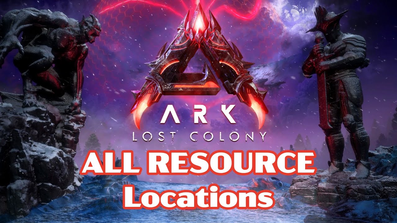 ALL Resource Locations in Ark's Lost Colony
