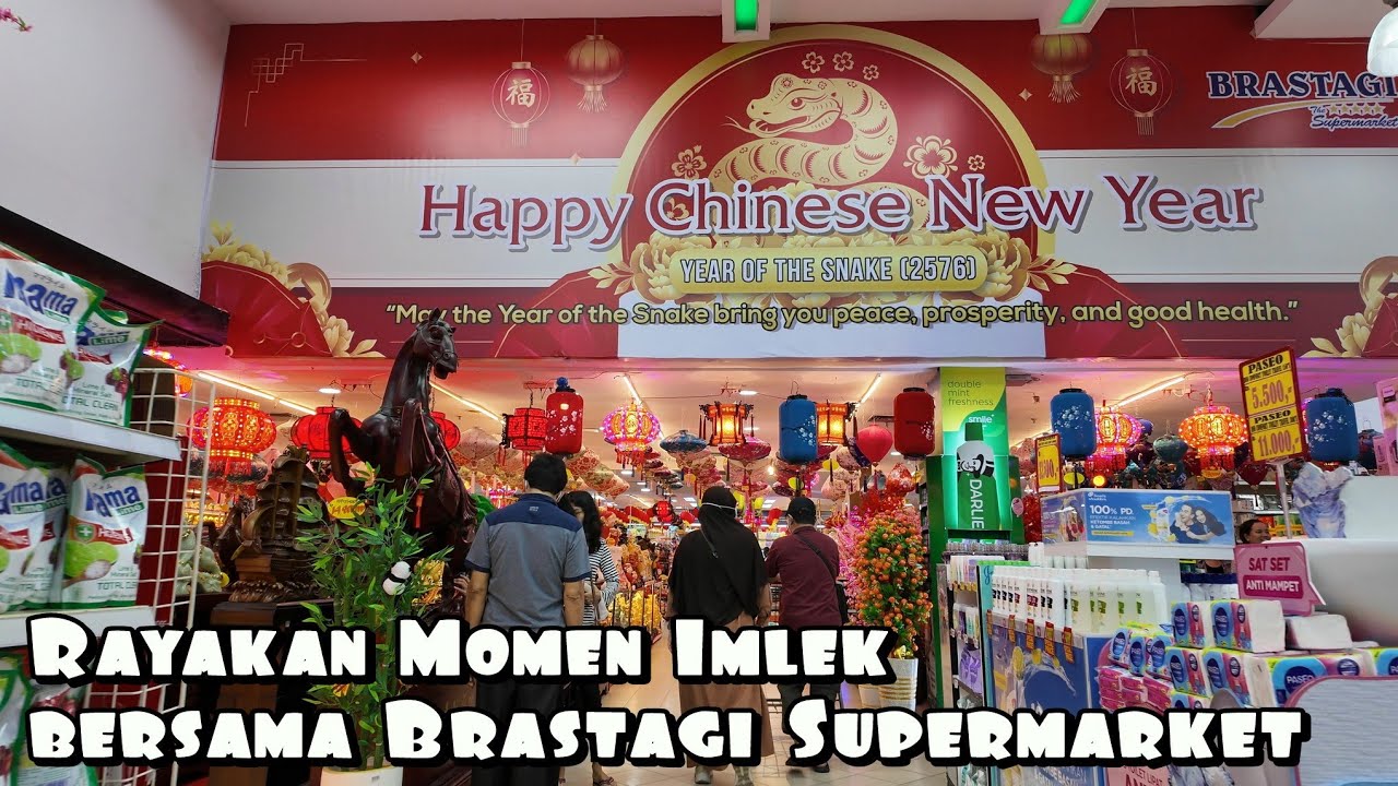 Belanja dan Rayakan Momen Imlek Bersama Brastagi Supermarket Gatot Subroto
