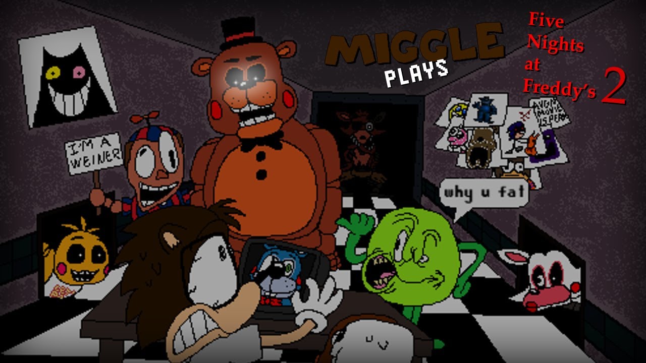 Miggle attempts FNAF 2  - Miggle Plays (ft. @innyume-kun @skelsoup70)