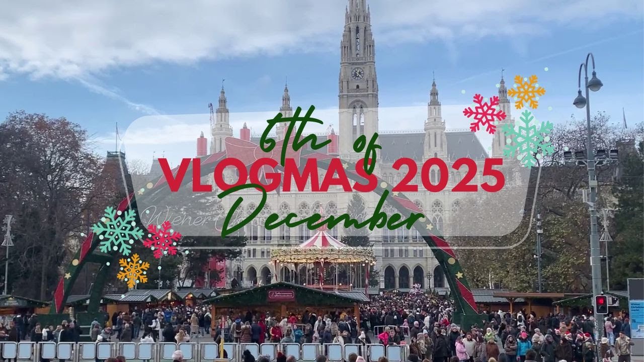 VLOGMAS, ДЕНЬ 2 | Венская рождественская ярмарка + Украшение квартиры + Распаковка KitchenAid 🎁