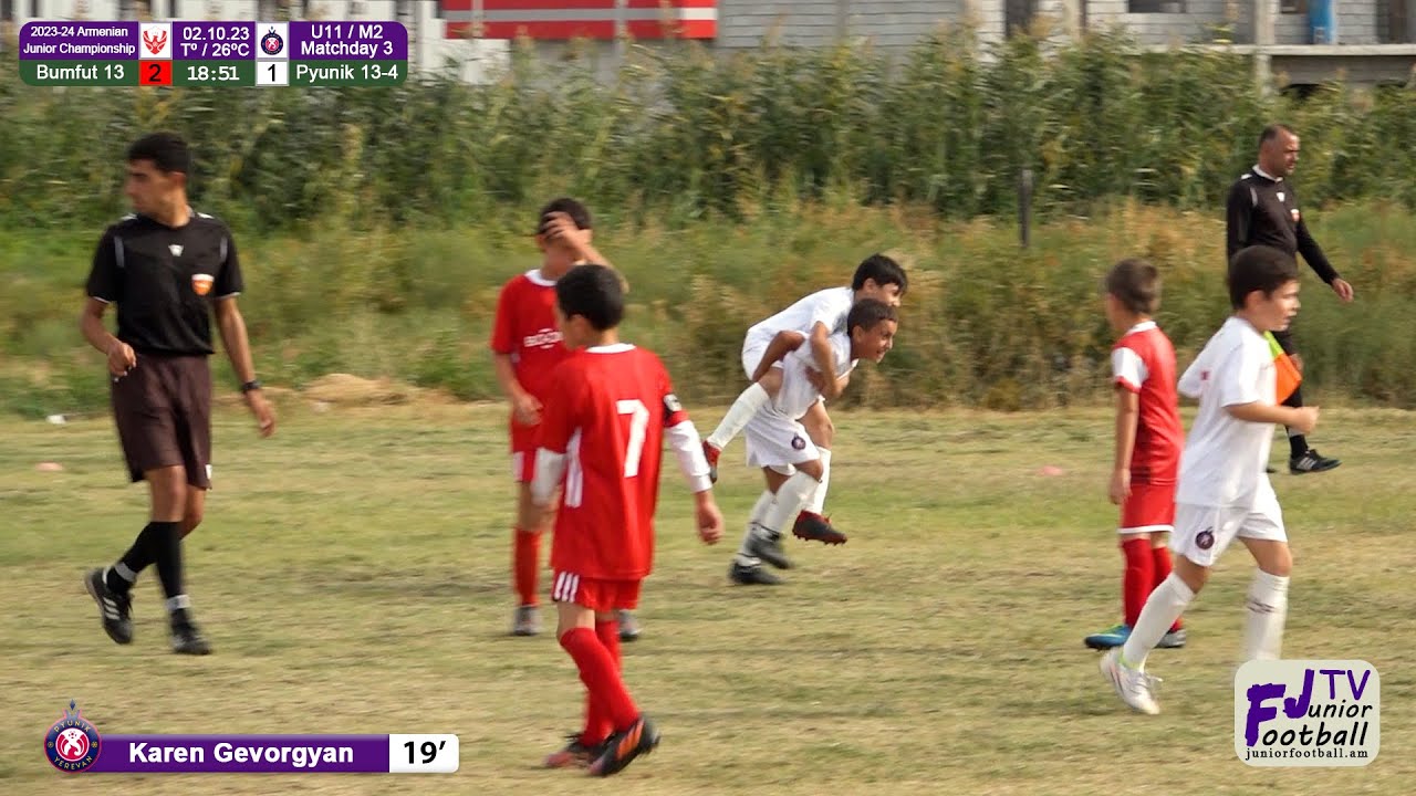 Bumfut 13 (3-3) Pyunik 13-4 (02.10.23) 2023-24 AJC U11/M2, Matchday 3