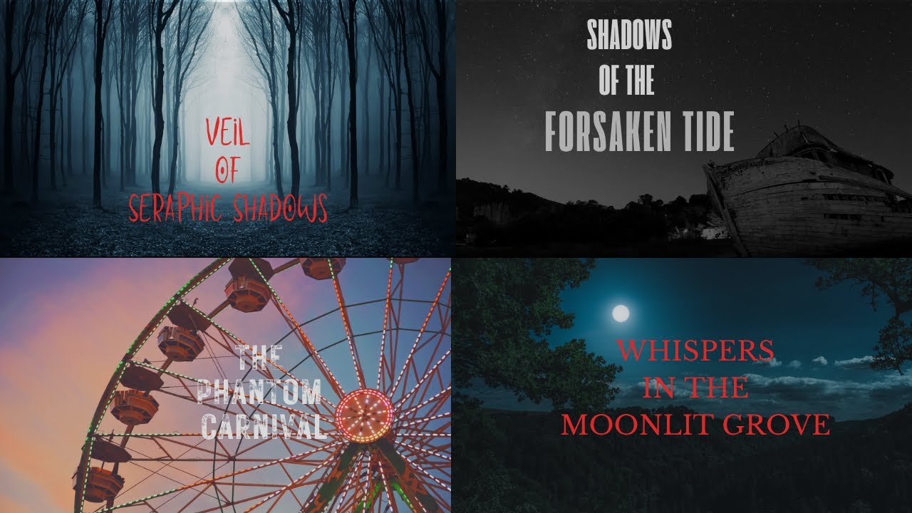 Veil of Seraphic Shadows | Phantom Carnival | Shadows of Forsaken | Whispers in Moonlit Grove