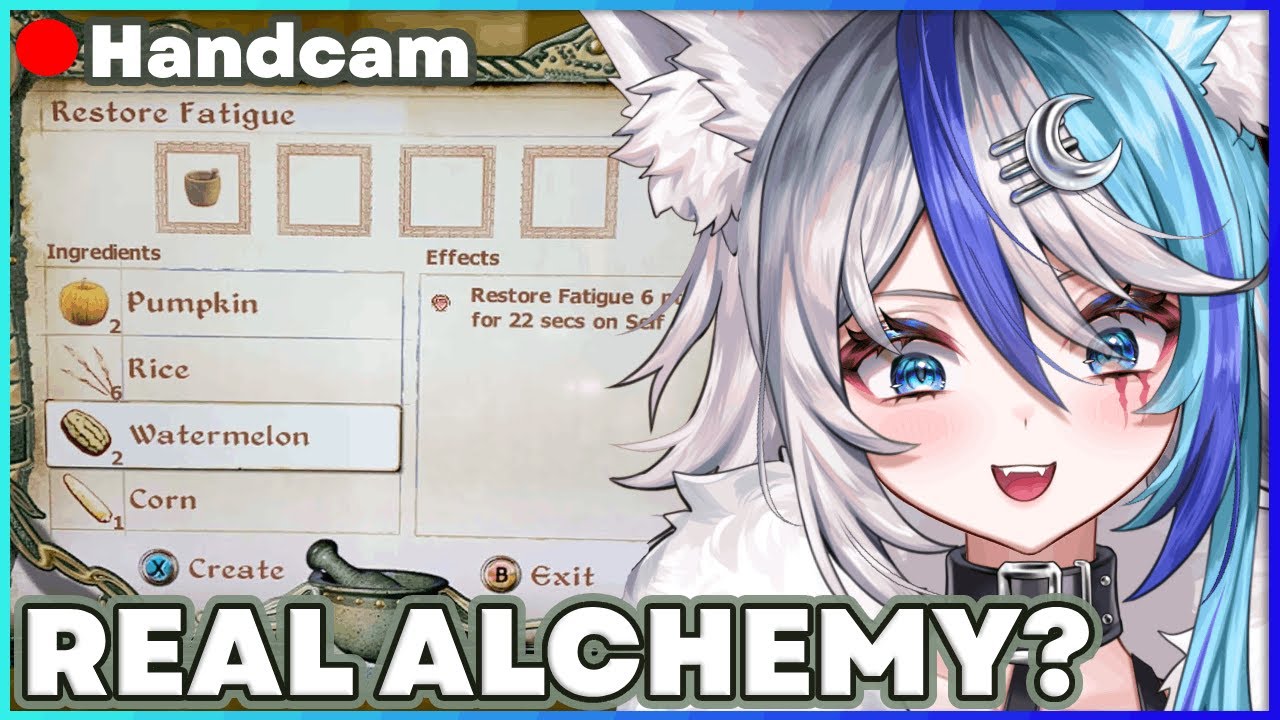 Oblivion Alchemy IRL?! 🧅Handcam [ Bossymoon / #vtuber ]