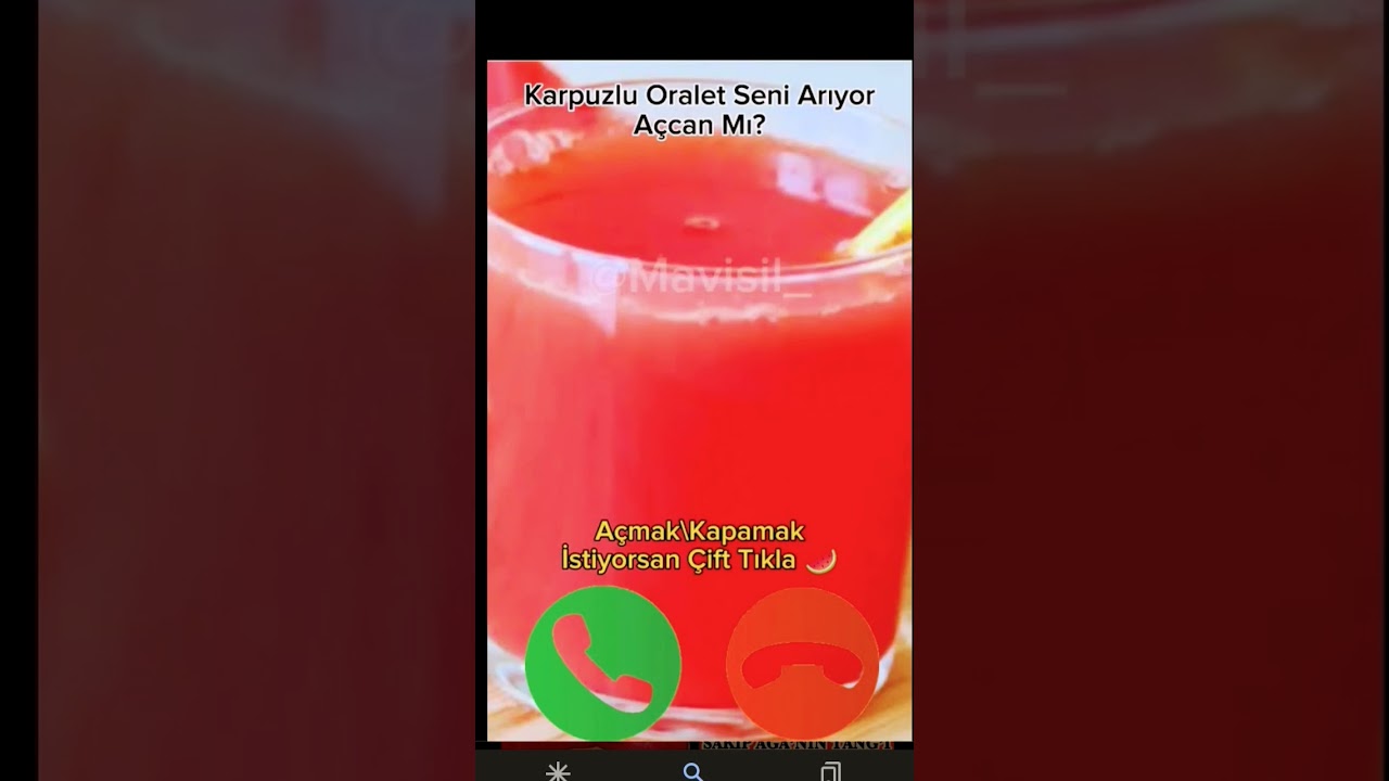 #karpuzlu oralet