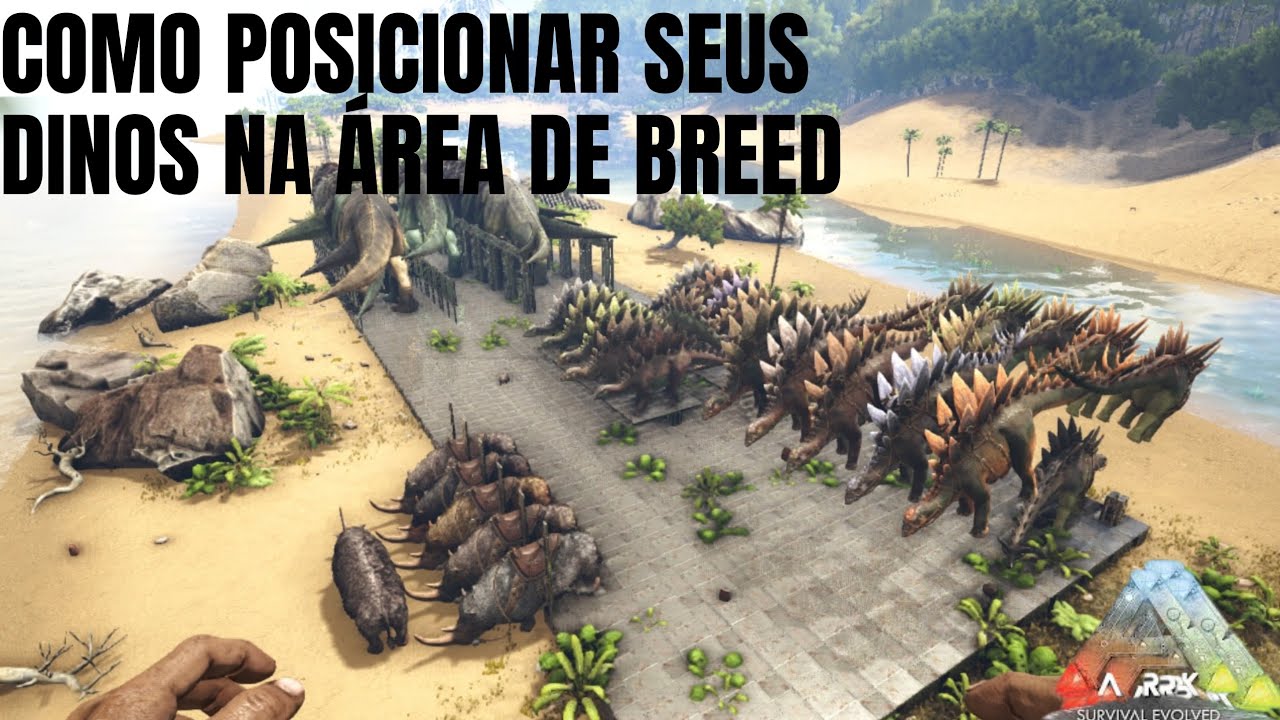 ARK Survival Evolved: tutorial de como  posicionar seus dinos na área de Breeding