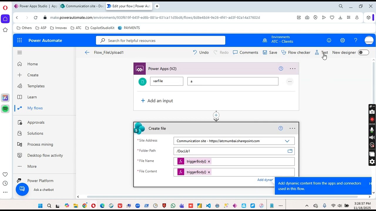 Урок 690 &mdash; Загрузка файлов с помощью Expression &mdash; Power Apps 1000 Видео