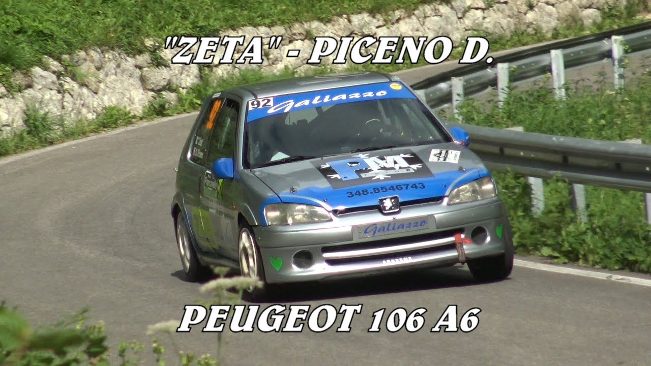 "ZETA" - PICENO D. | RALLY PIANCAVALLO 2023 | PEUGEOT 106 A6 | VIDEOCLIP