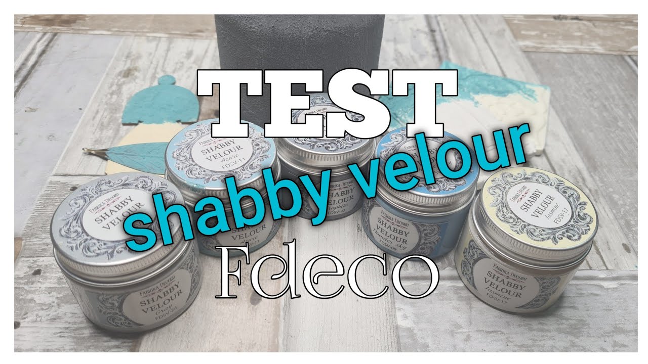 Test peinture shabby velour #fdeco #shabbyvelours #peinturesfdeco