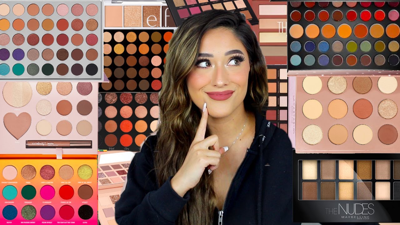 ALL ABOUT MY EYESHADOW PALETTES | Favorite, Worth the Hype, Most Expensive etc.