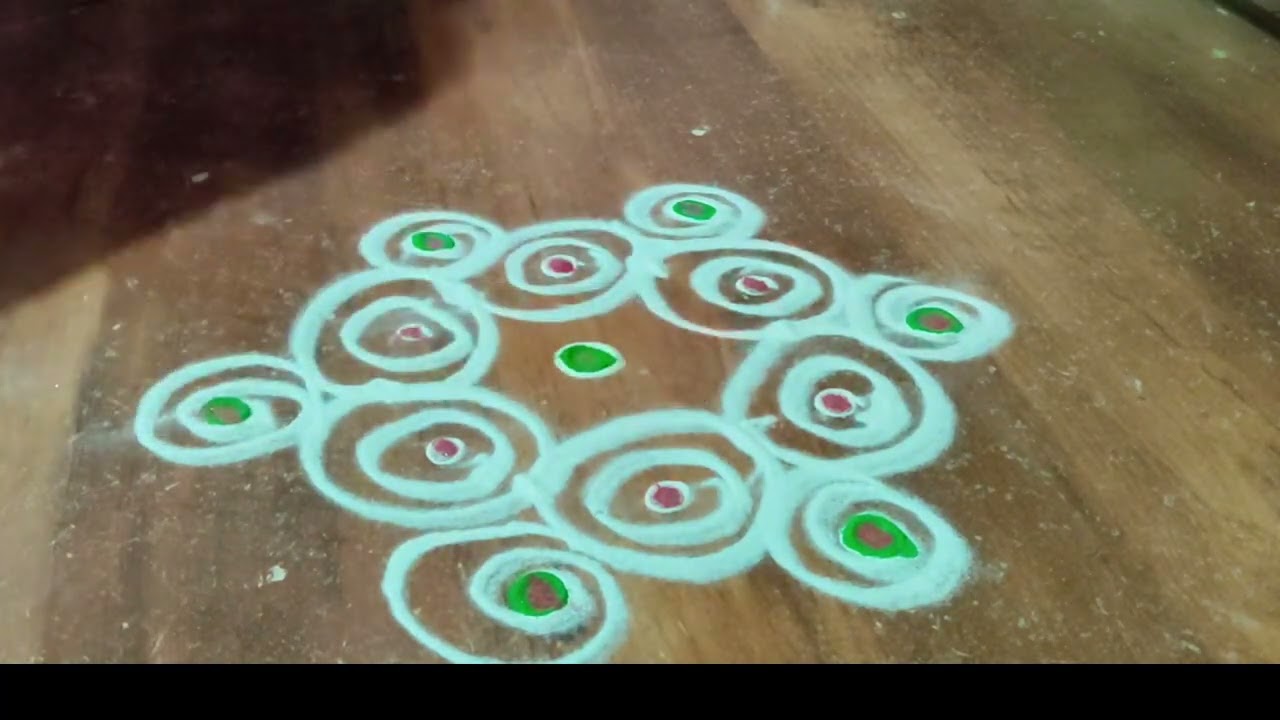 Daily special rangoli 🏵️ daily simple Rangoli designs flowers rangoli