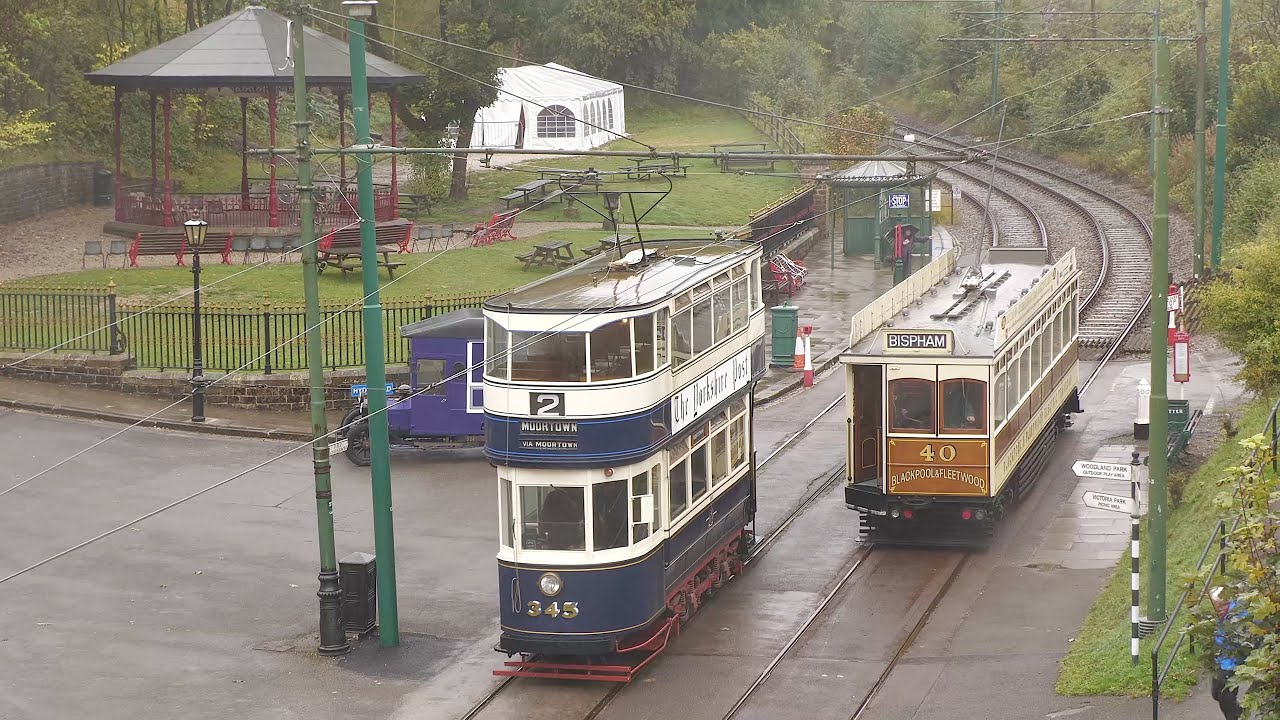 A very wet visit to Crich Tramway Museum.