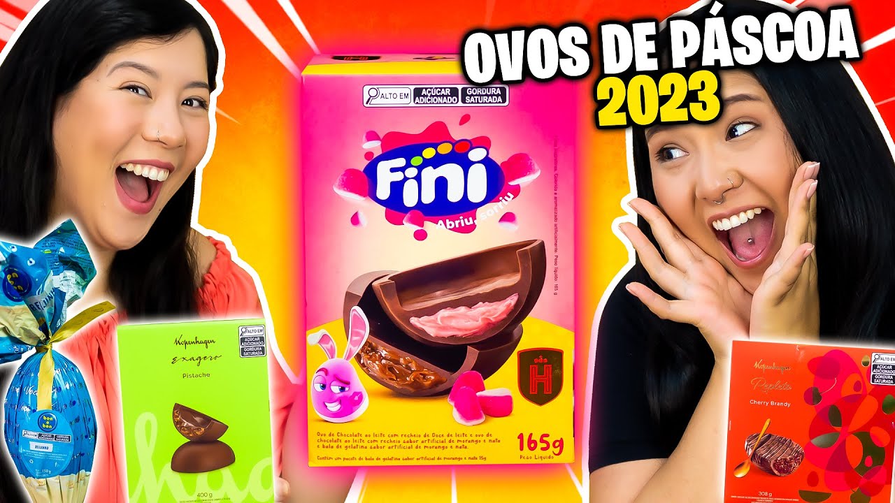 Provando E Avaliando Ovos De Páscoa 2023 | Blog das irmãs