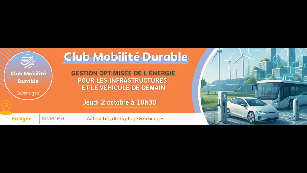 [REPLAY] Club Mobilité Durable - Jeudi 2 octobre 2025