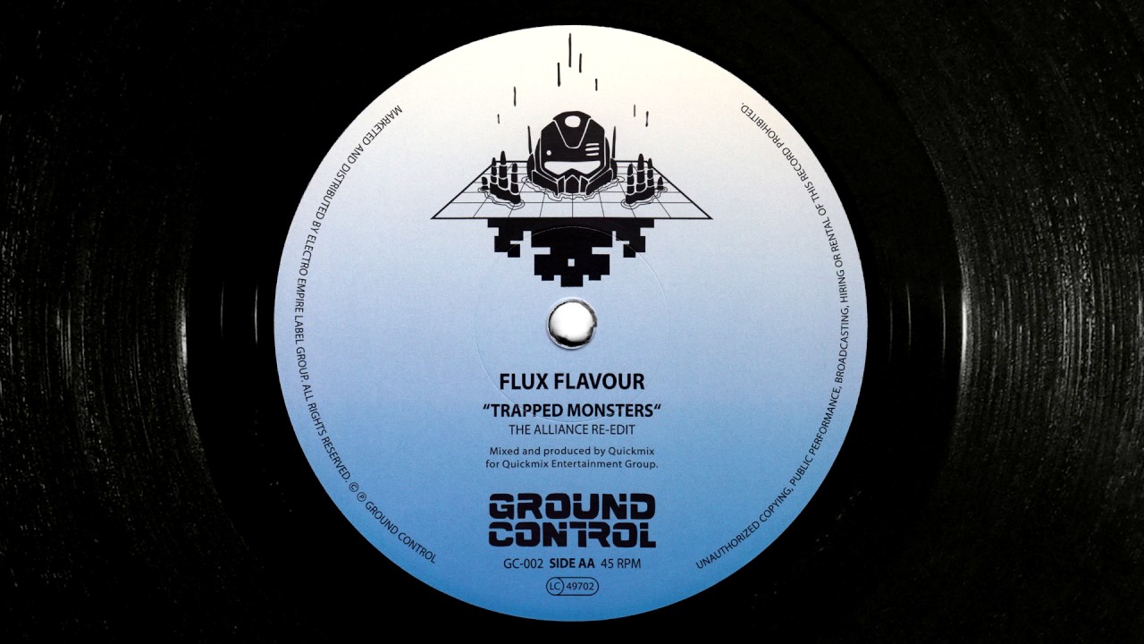 Flux Flavour - Trapped Monsters (The Alliance Re-Edit) Berlin Bass Trap music (Ground Control 002)
