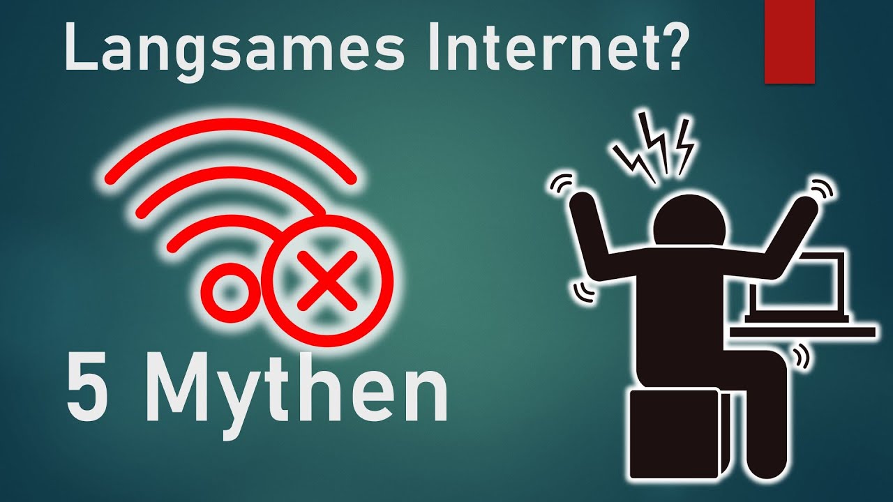 5 Mythen bei langsamer Verbindung: Wer ist Schuld an der langsamen Internetverbindung? #WLAN