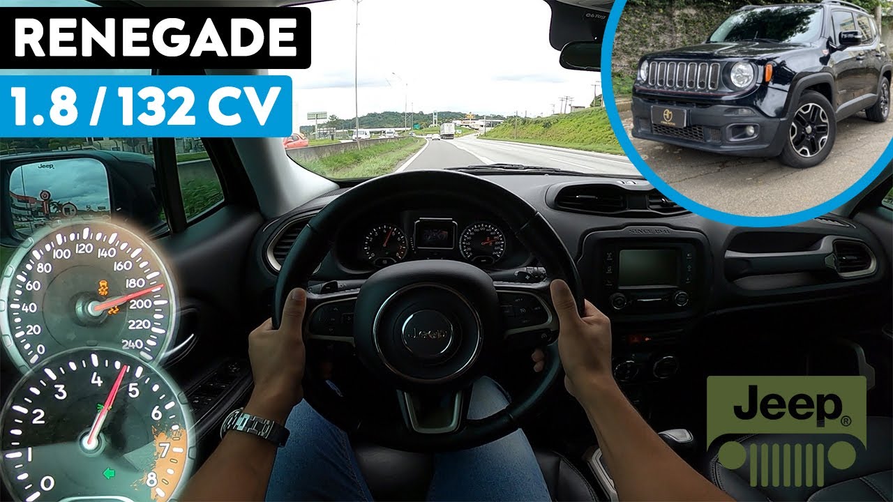 JEEP RENEGADE 1.8 FLEX É BOM? ANDA BEM? VALE A PENA COMPRAR EM 2022? TESTE ACELERANDO NA ESTRADA