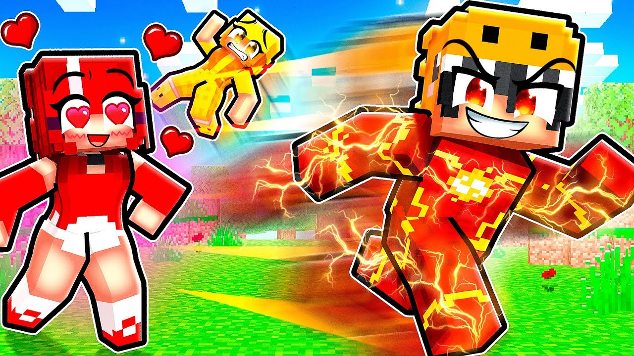 Minecraft but I'm FLASH...