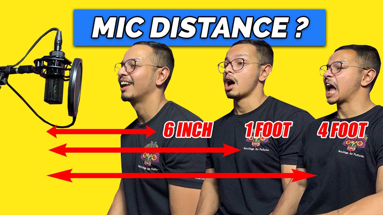 Vocal Recording - Right distance from Microphone ? Hindi