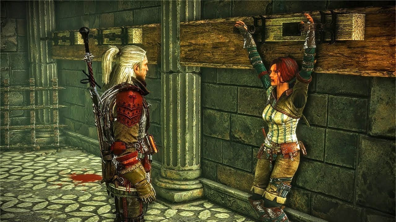 Geralt Saves Triss Merigold from Nilfgaard in Loc Muinne (Witcher 2)