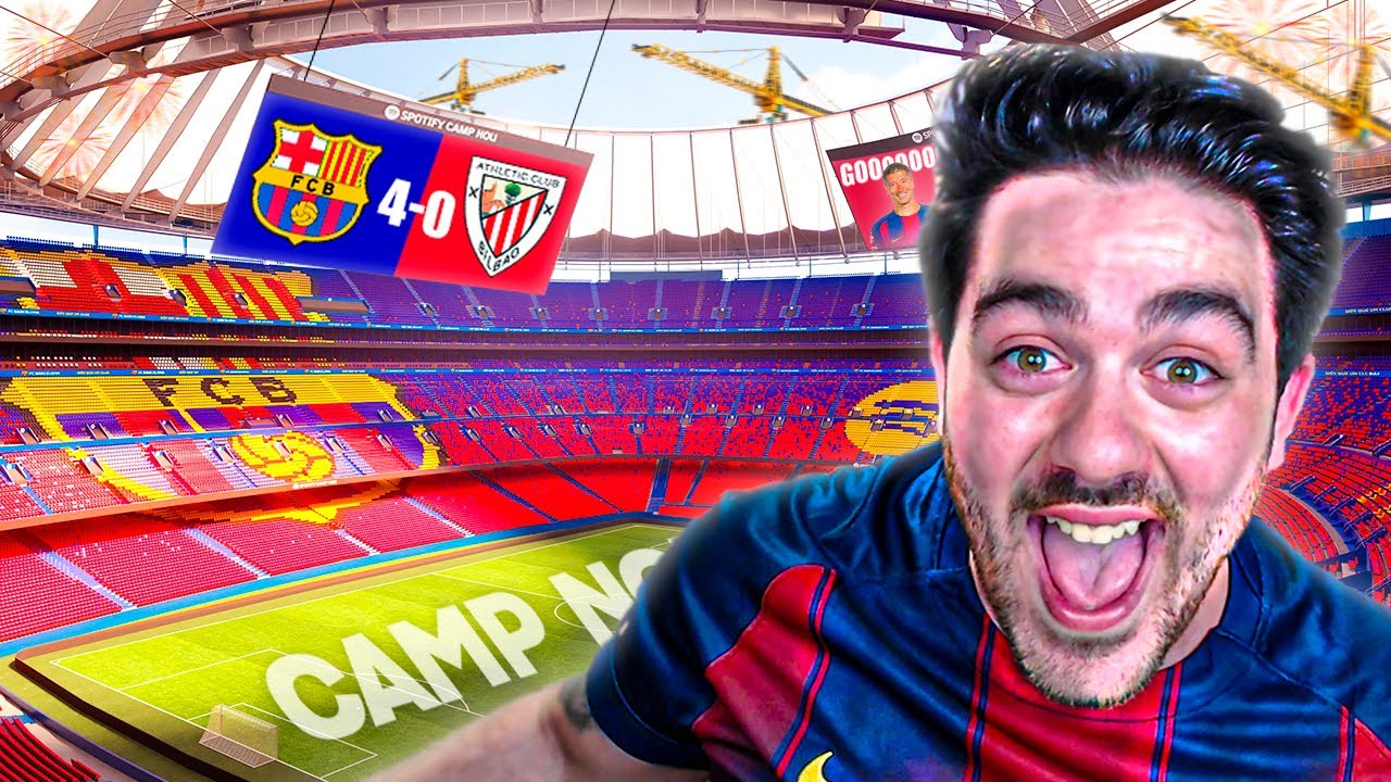 FUI al PRIMER PARTIDO del NUEVO CAMP NOU | VLOG FC BARCELONA 4-0 ATHLETIC