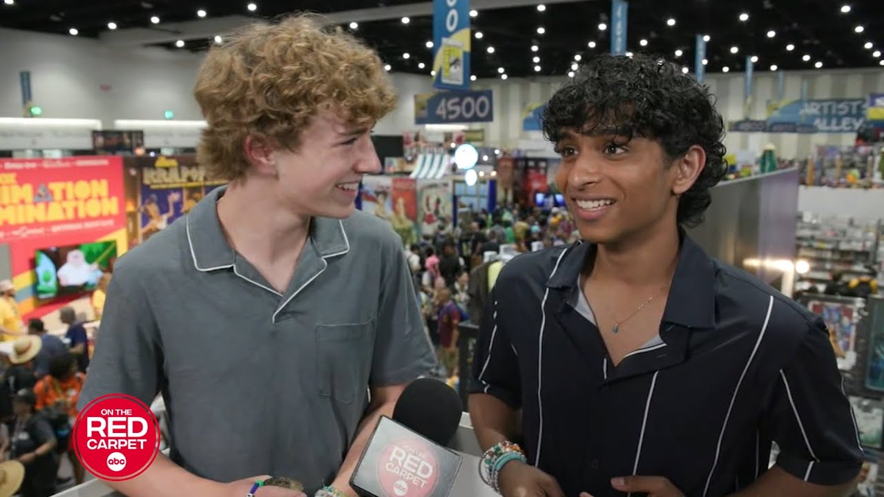 San Diego Comic-Con welcomes the heroes of "Percy Jackson and the Olympians" for fan signings!