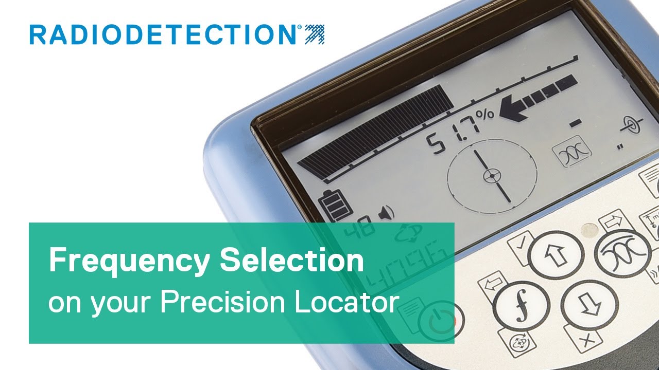 Frequency Selection on your precision locator