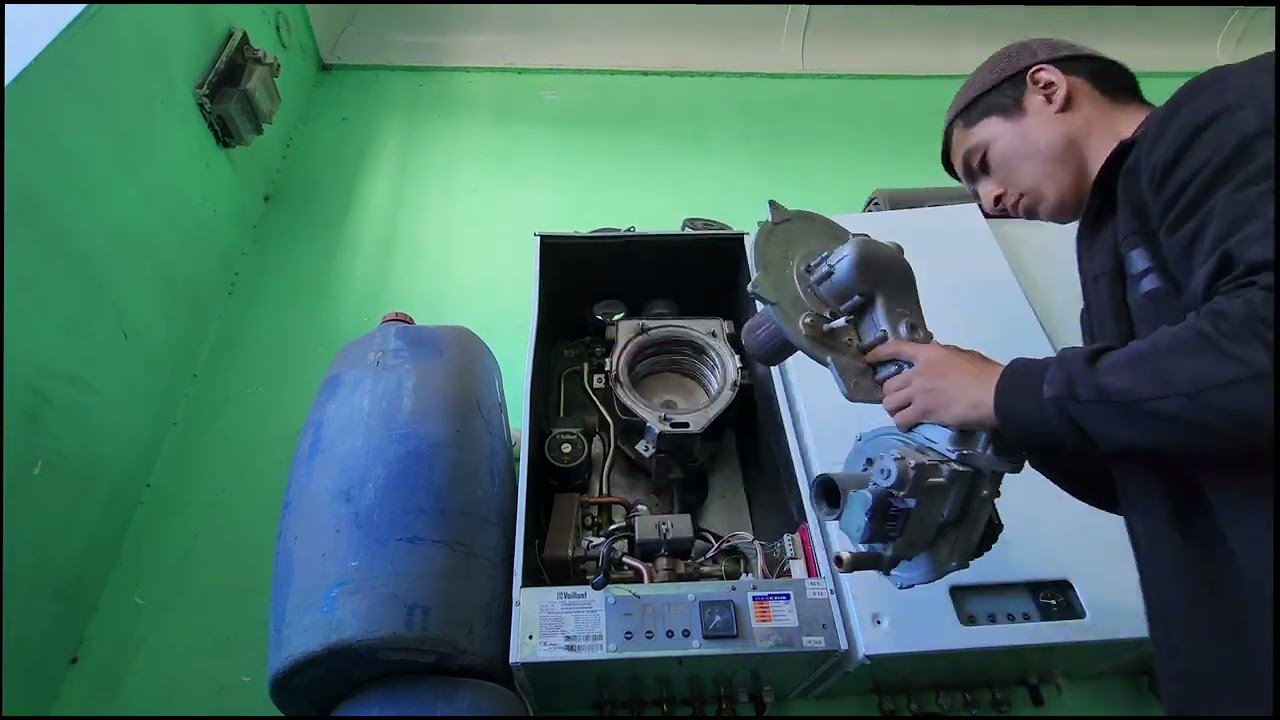 vaillant E12 code / E12 xatoni toʻgʻirlash . Isitish qozonini sochib yegʻish.