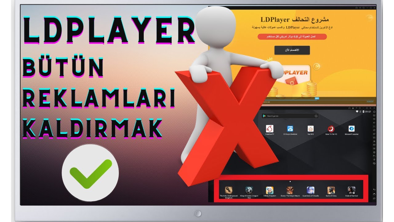 LDPlayer Açılış ve Uygulama İçindeki Reklamları Kaldırma [%100]