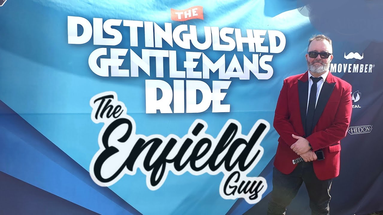 The Distinguished Gentleman's Ride Sydney Australia 2019 on my Royal Enfield Interceptor 650cc
