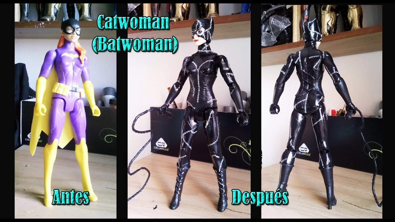 Catwoman Custom(Base Batwoman-Mattel).