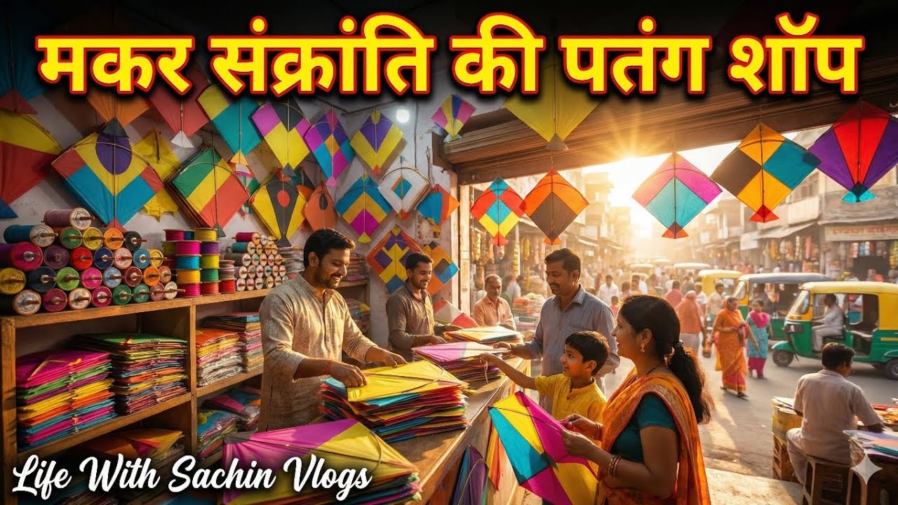 मकर संक्रांति की पतंग शॉप | क्या भाव चल रहा है? 🪁  #BloodYour #viralvideo 