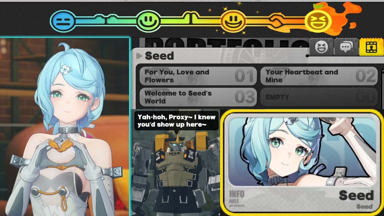 Seed/Flora Trust Level Cutscenes, Dialogue, and Unlockable Biography | Zenless Zone Zero v2.2 Update
