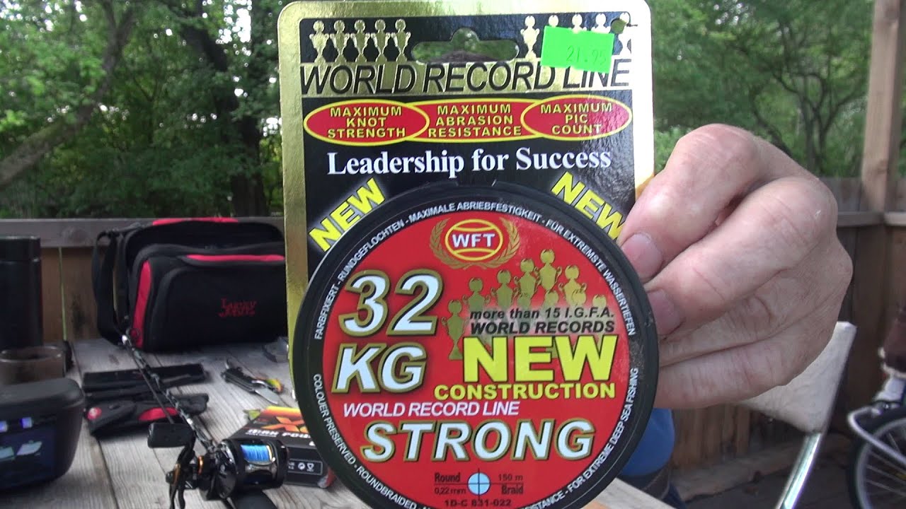 WFT Strong. Самый прочный в мире плетеный 10 жильный шнур для рыбалки. Тест. Обзор. Характеристики.