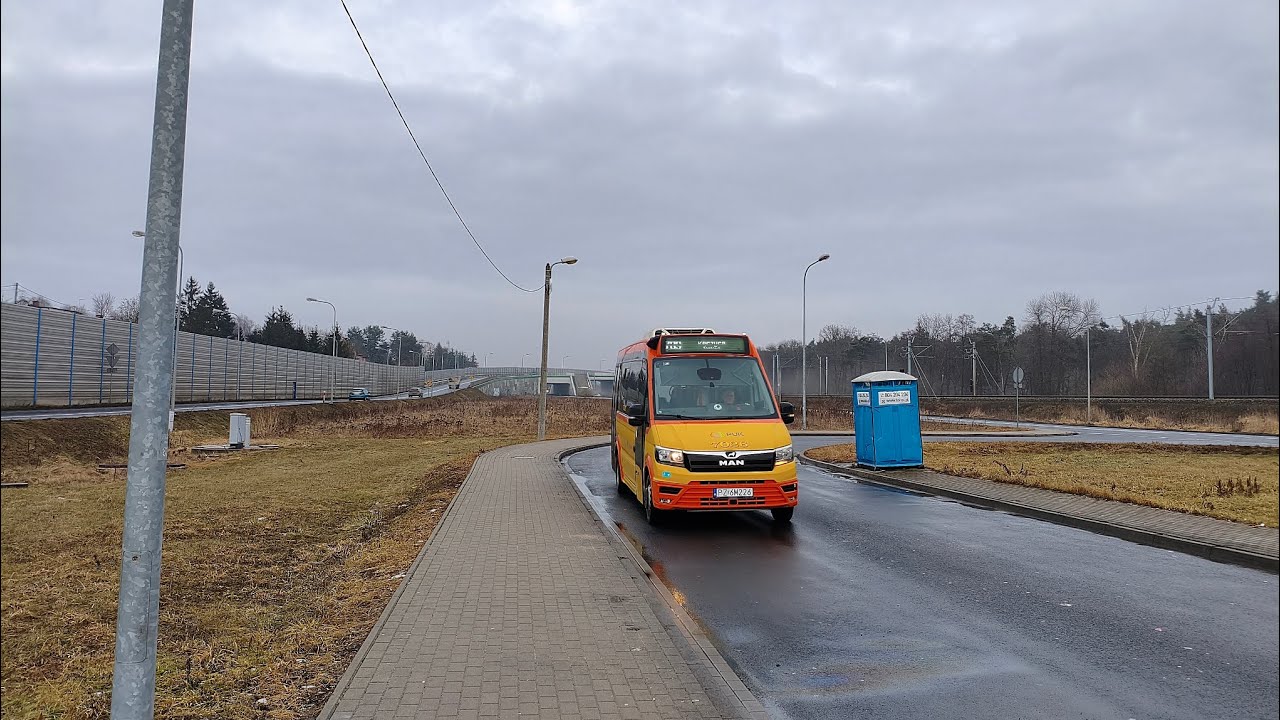 PUK Komorniki Linia 789 kierunek Głuchowo/Stawna.MAN TGE 6.160 / Mercus City.