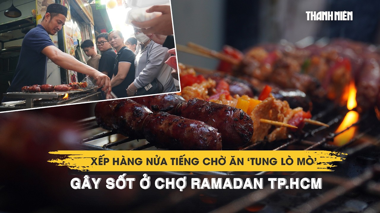 Xếp hàng nửa tiếng chờ ăn 