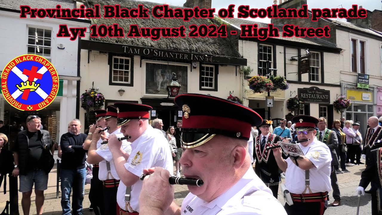 Provincial Black Chapter of Scotland Parade 2024 - High Street