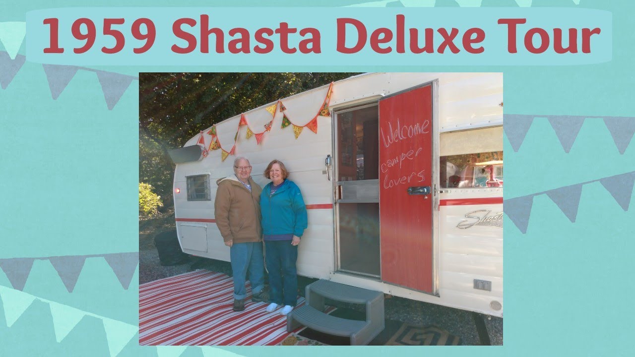 1959 Shasta Deluxe Vintage Trailer Tour