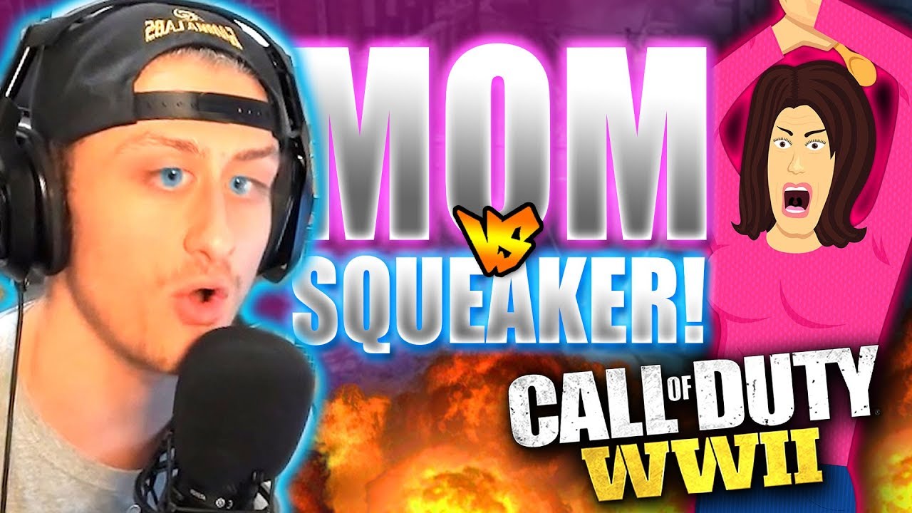 MOM VOICE vs SQUEAKER on WW2! *Hilarious Reactions*