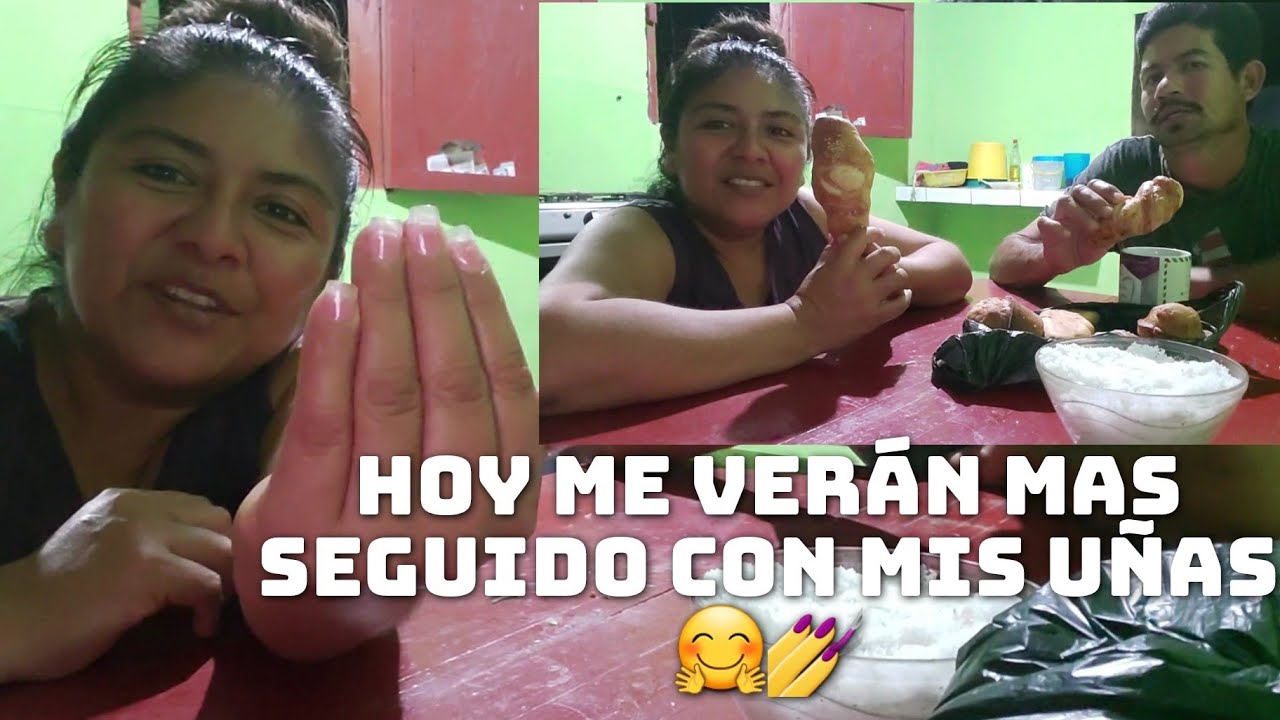 Así Disfrutamos Con Mi Esposo Un Ricos Panes 😋Hoy Fui Modelo De Mi Hija Asi Me Veo Con Uñas💅