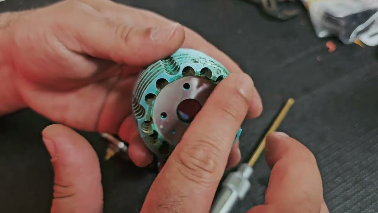 Limpeza de motor rc nitro O.S